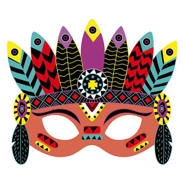 Janod knutselpakket feestmaskers +5jr