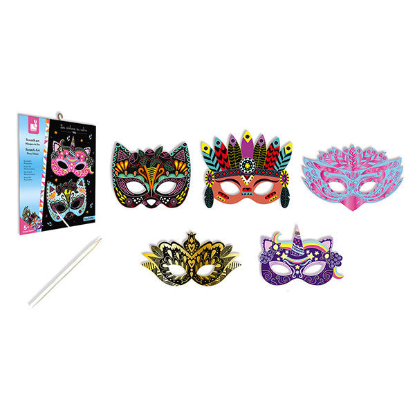 Janod knutselpakket feestmaskers +5jr