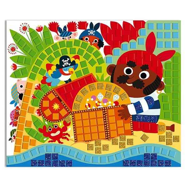 Janod Pirate Mosaic Craft Kit