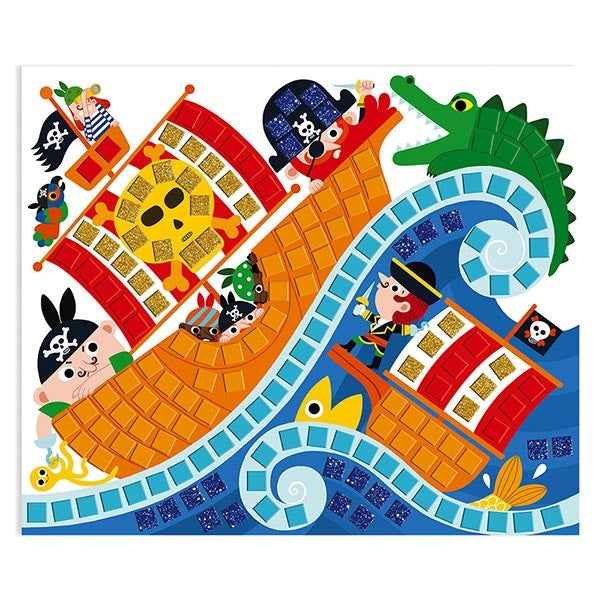 Janod Pirate Mosaic Craft Kit