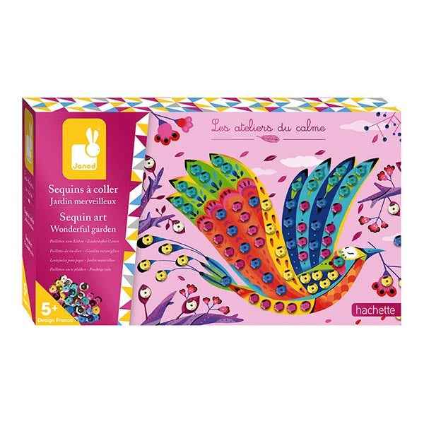Janod Glitter Craft Kit: Beautiful Garden, Ages 5+