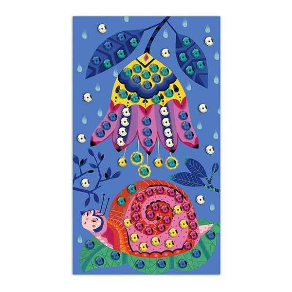 Janod Glitter Craft Kit Beautiful Garden (Ages 5+)