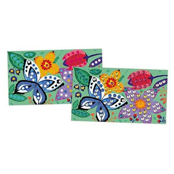 Janod Glitter Craft Kit Beautiful Garden +5 Years