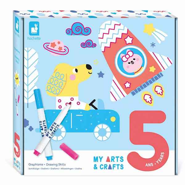 Janod Drawing Art Craft Kit for Ages 5+