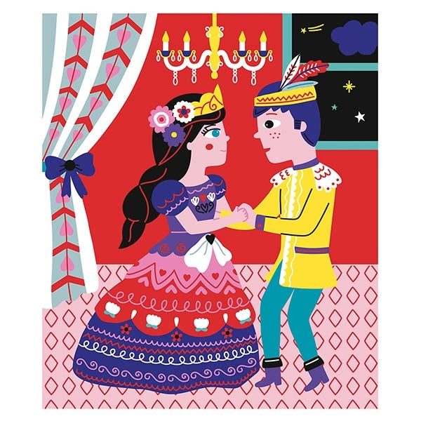 Janod kraskaarten prinsessen