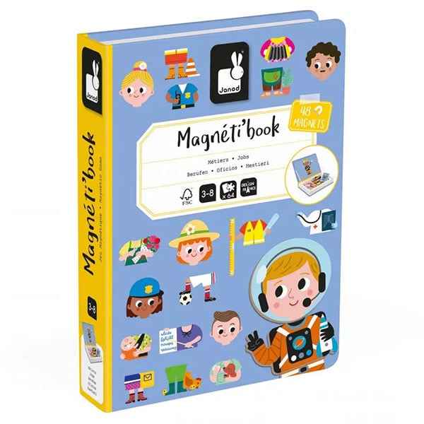 Janod magneetboek Beroepen 48st 3-8jr