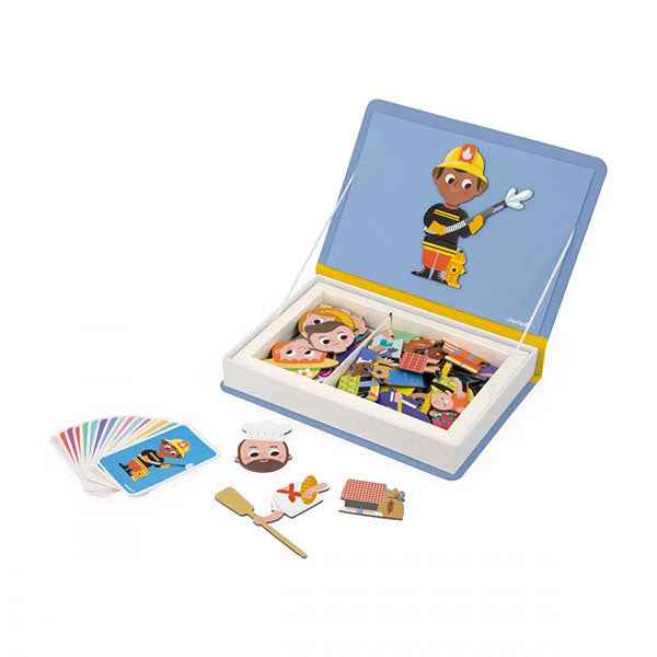 Janod magneetboek Beroepen 48st 3-8jr