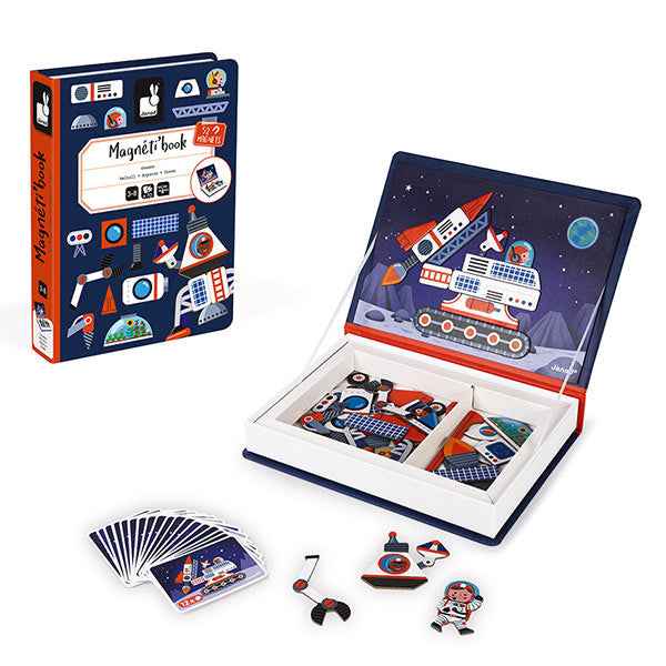 Janod Cosmos Magnetic Book 70 Pieces 3-8 Years