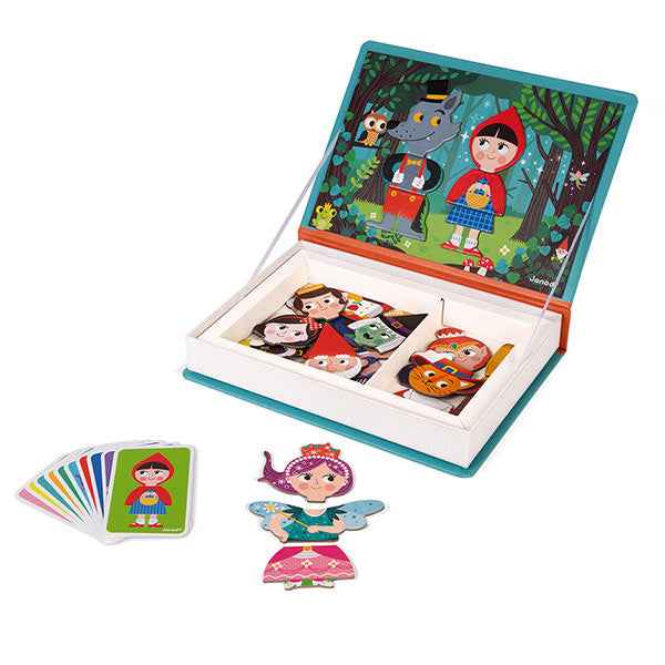 Janod magneetboek Sprookjes 40st 3-8jr