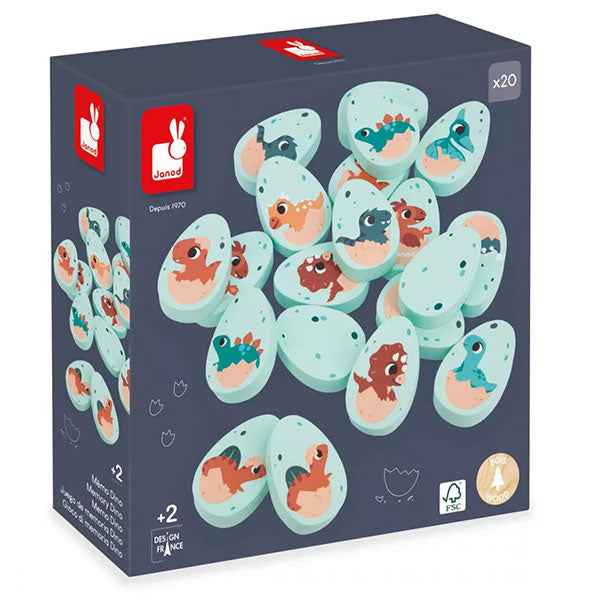 Janod Dino Memory Game +2 Years