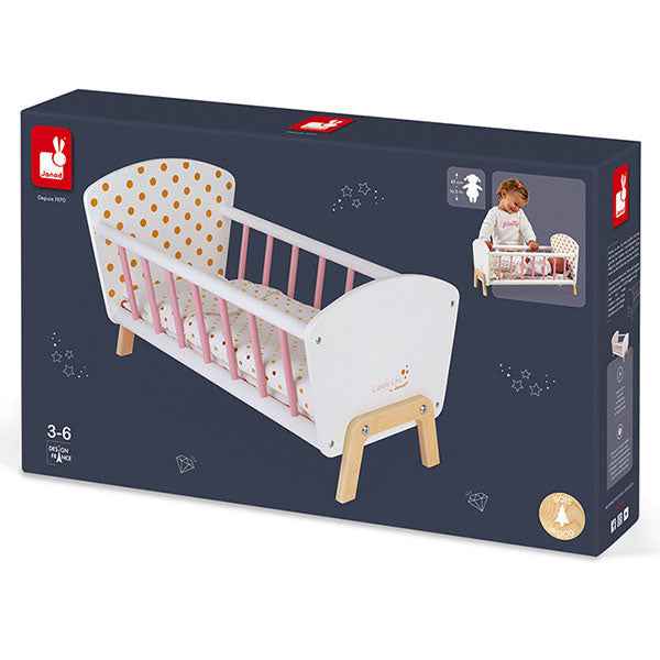 Janod Candy Chic Doll's Bed
