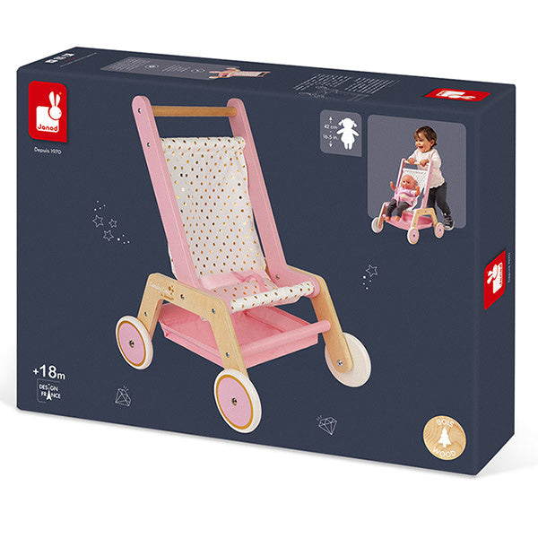Janod poppenbuggy Candy Chic