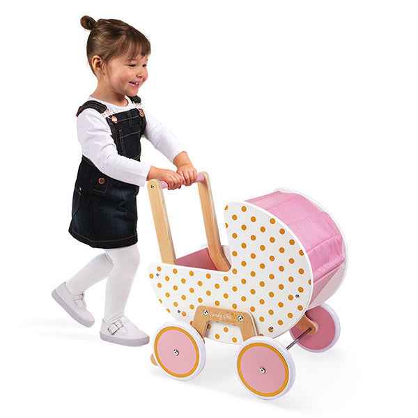 Janod poppenwagen Candy Chic