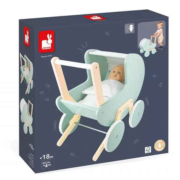 Janod Zen Doll Stroller