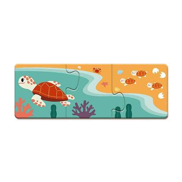 Janod puzzel dieren 10x 3 stukjes WWFÂ®