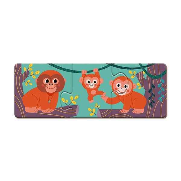 Janod puzzel dieren 10x 3 stukjes WWFÂ®