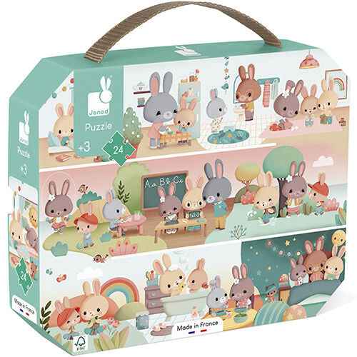 Janod 24-piece day puzzle
