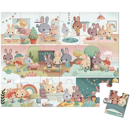 Janod 24-piece day puzzle