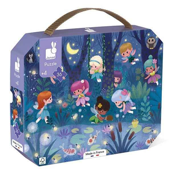 Janod puzzel feeÃ«n en waterlelies 36st +4jr
