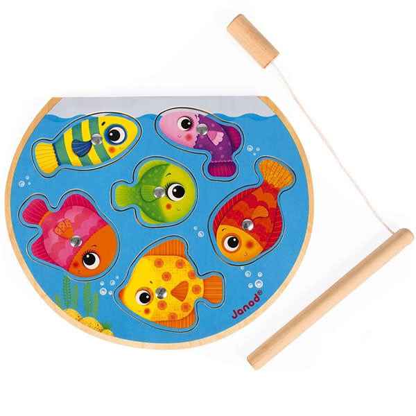 Janod - puzzel - magnetisch visspel - Speedy Fish