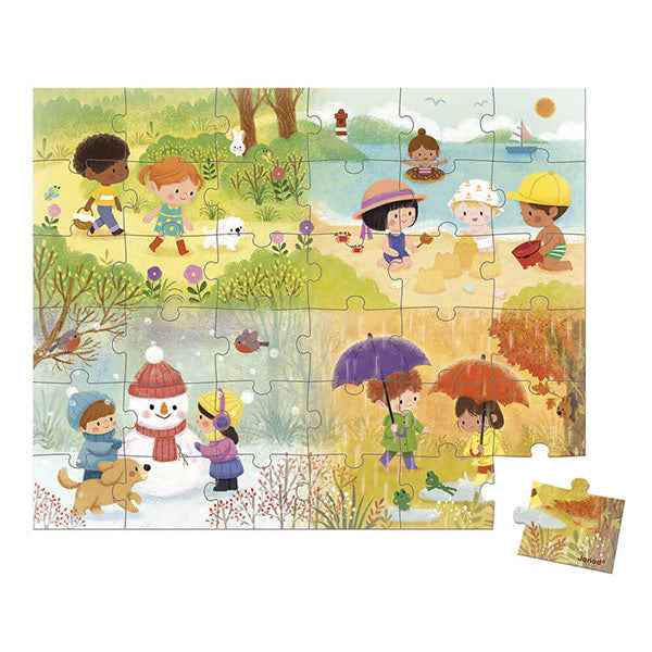 Janod 36-piece seasonal puzzle