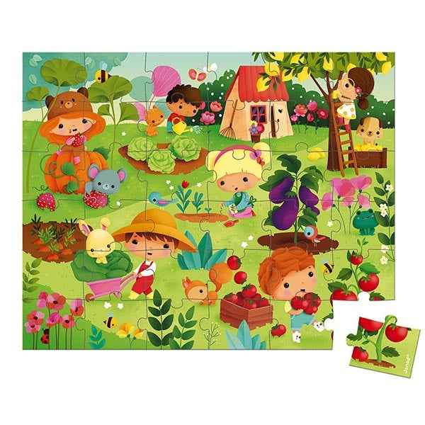 Janod 36-piece garden puzzle for ages 4+