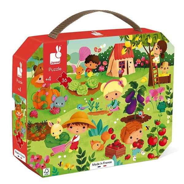 Janod 36-piece garden puzzle for ages 4+