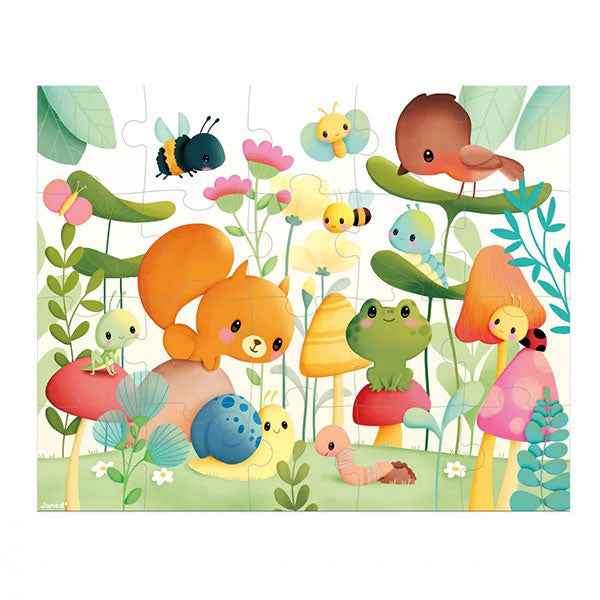 Janod Garden Friends 20-piece puzzle