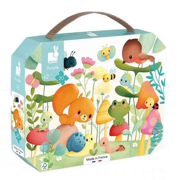 Janod Garden Friends 20-piece puzzle
