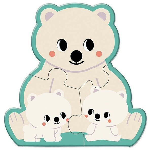 Janod puzzels dieren 2-3-4-5-6 stukjes WWFÂ®