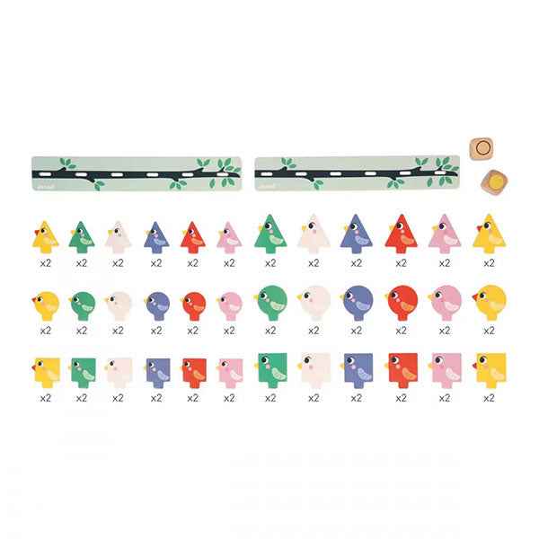 Janod sorteerspel vogels +2jr