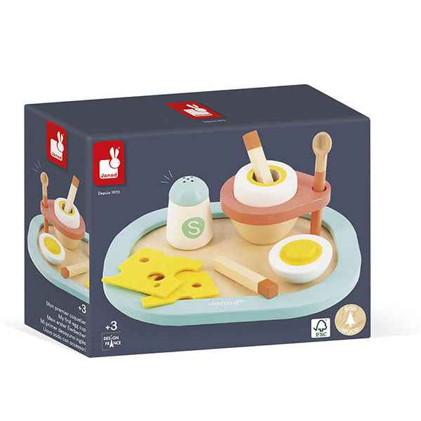 Janod speelgoed eten mijn eerste eierdopje +3jr