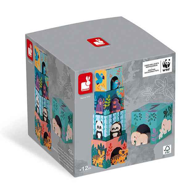 Janod WWF® Animal Stacking Blocks