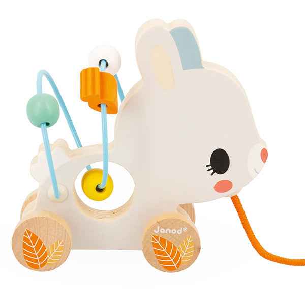 Janod Rabbit Pull-Along and Bead Frame