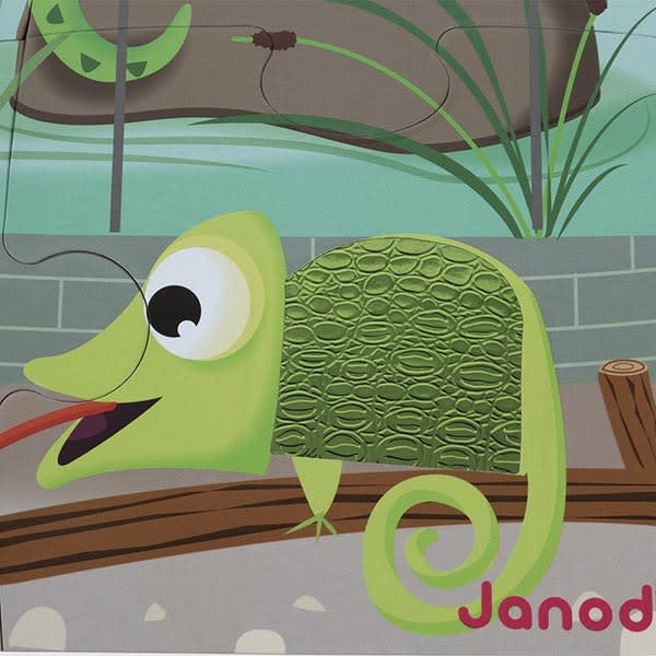 Janod - voelpuzzel - Een dag in de Zoo - 20st +3jr