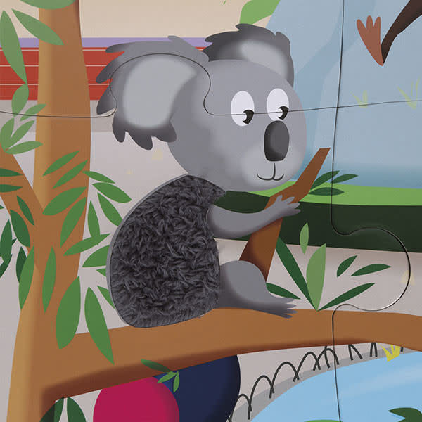 Janod - voelpuzzel - Een dag in de Zoo - 20st +3jr