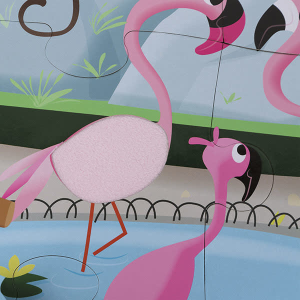 Janod - voelpuzzel - Een dag in de Zoo - 20st +3jr