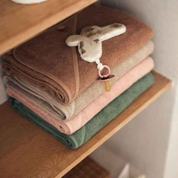 Jollein badcape 75x75cm Soft Waves Olive Green