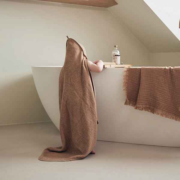Jollein Terry Cloth Bath Cape 75x75cm Biscuit