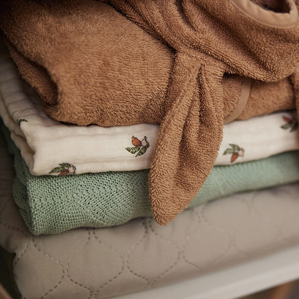 Jollein deken ledikant 100x150 Shell Knit Wild Rose