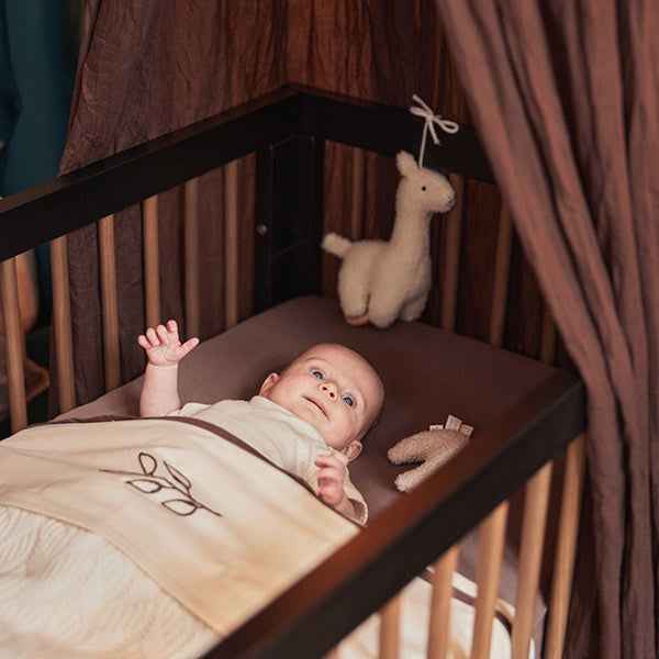 Jollein hoeslaken jersey 40x80cm Chestnut