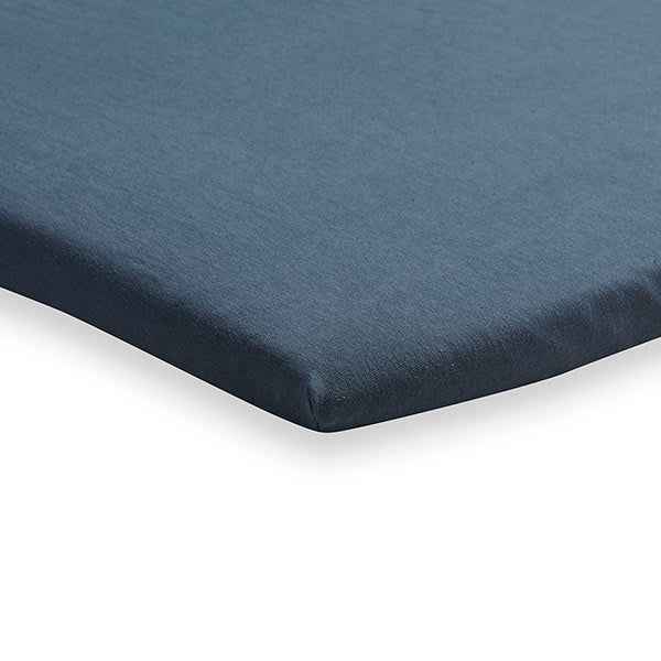 Jollein Jersey Fitted Sheet 40x80cm Jeans Blue