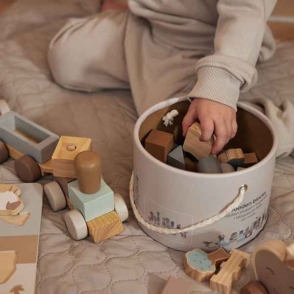 Jollein Farm Wooden Blocks Set