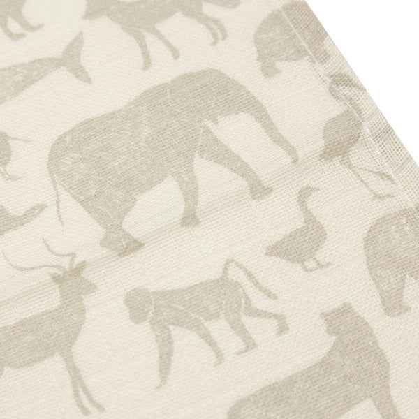 Jollein Waterproof Face Cloths Animals Nougat 3-Pack