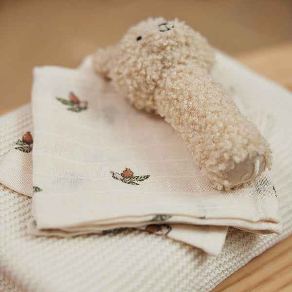 Jollein hydrophilic face cloth Rosehip 3-pack