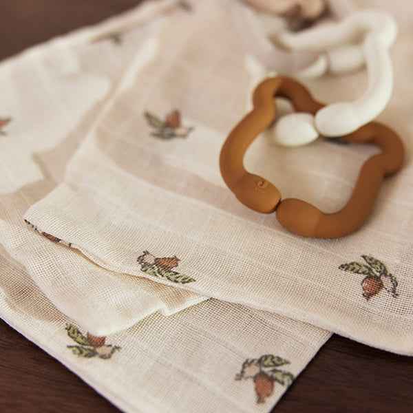 Jollein Hydrophilic Face Cloth Rosehip 3-pack