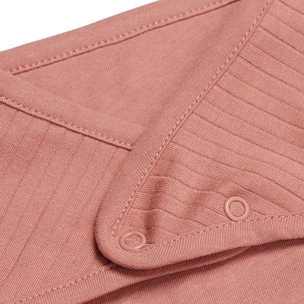 Jollein kwijlsjaaltje Basic stripe rosewood 2st