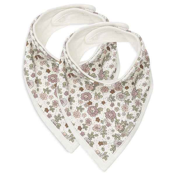 Jollein Retro Flowers Drool Bib 2st