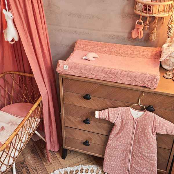 Jollein laken 75x100cm Meadow Rosewood