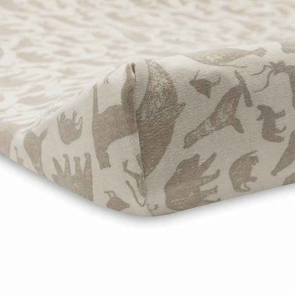 Jollein Animals Olive Green Jersey Washable Pillowcase